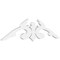 Ekena Millwork Pitch Milton Architectural Grade PVC Gable Pediment, 36"W x 10 1/2"H x 1"P (7/12) GPP036X011X100MIL - alternate 1